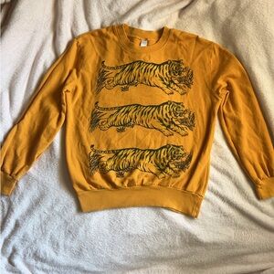 Lucky Fish 3 Leaping Tigers Sweatshirt